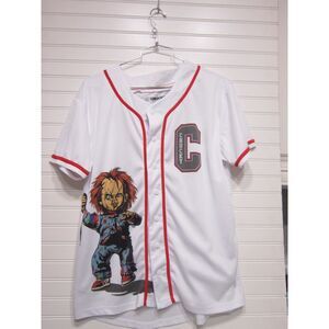 Chucky Friends Til The End Baseball Style Jersey Size L